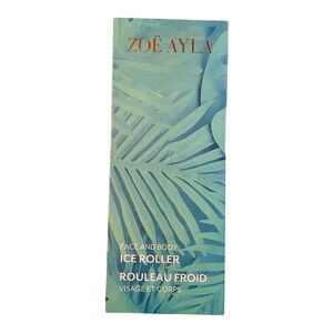 Zoe Ayla Face and Body Ice Roller Cold Therapy Tool ROICE-FFF-B New‎